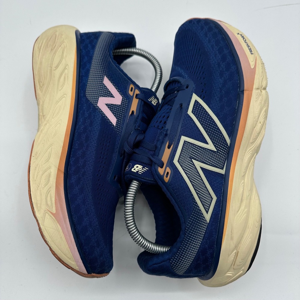 New Balance Fresh Foam X 1080 v14 Blue Pink Running Shoes Womens 9.5 W1080N14 - Picture 8 of 13